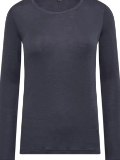 Wool Langærmet T-Shirt, Grey, XXL