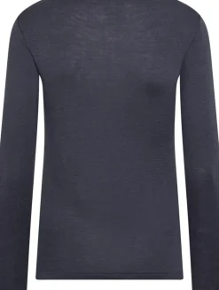 Wool Langærmet T-Shirt, Grey, XXL