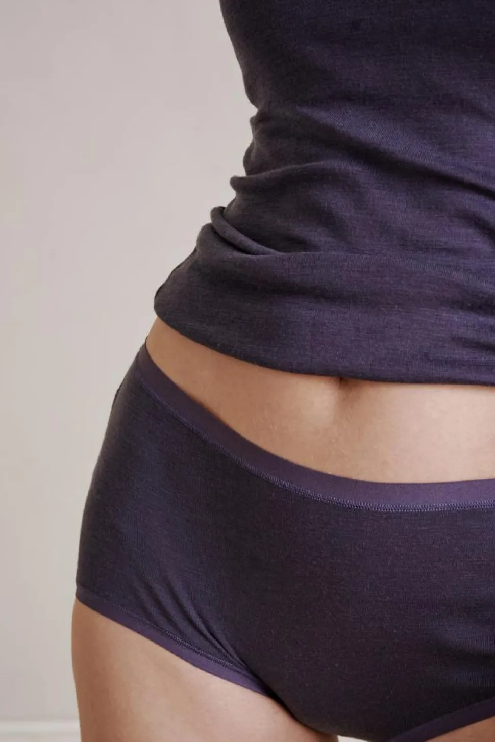 Wool Maxi Brief, Grey, XL