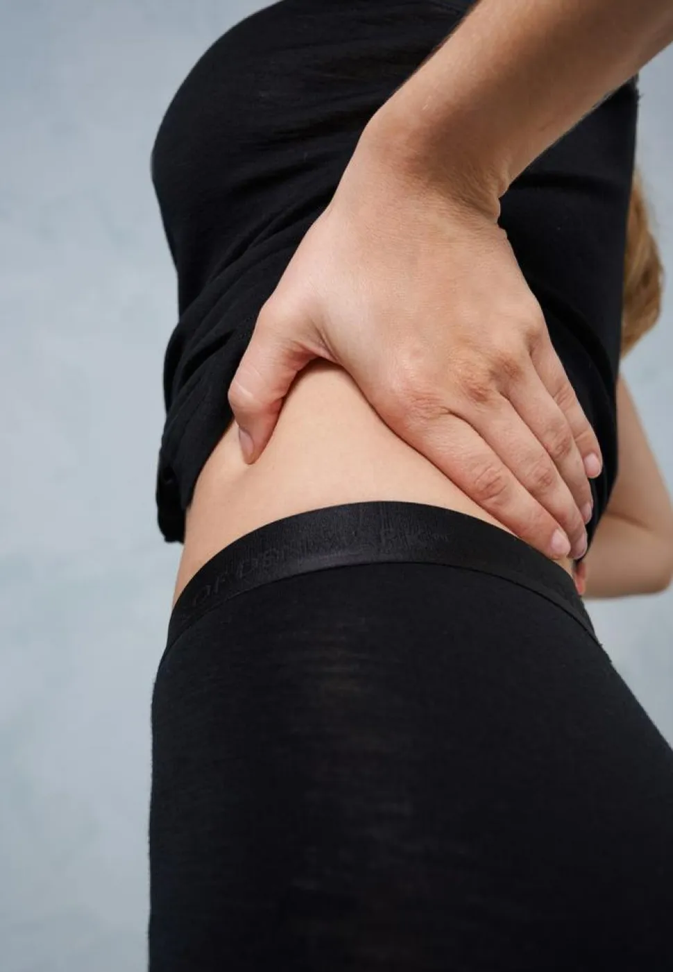 Wool Stroptop, Black, XXL