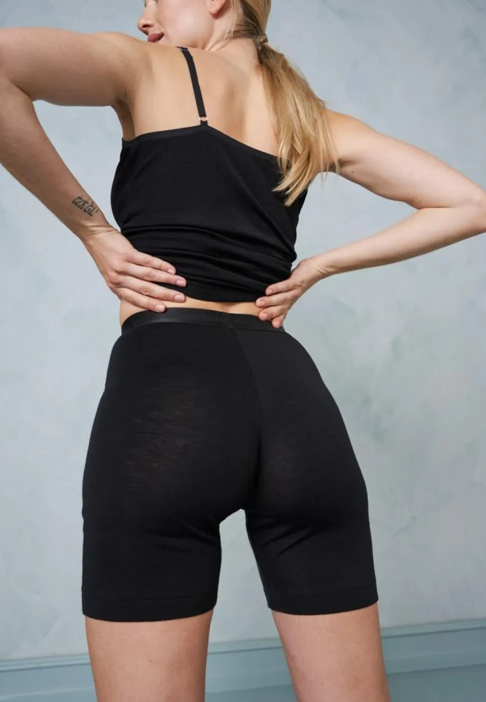 Wool Stroptop, Black, XXL