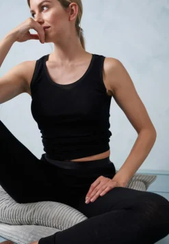 Wool Tanktop, Black, XXL