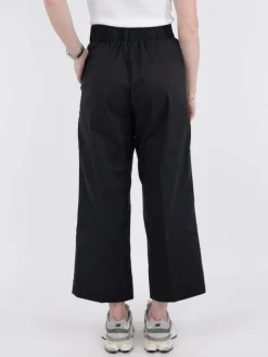 Yana Poplin Bukser, Sort, 36