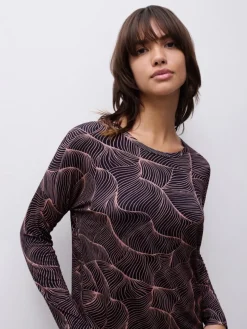 Yara Big Shirt, Blush Waves, 44