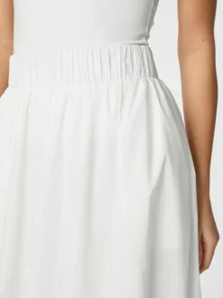 Yara Poplin Nederdel, White, 40