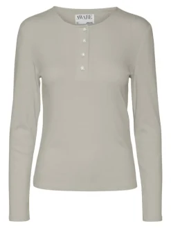 Zadie Bluse, Silver Gray, M