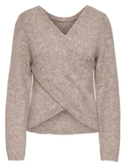 Zaggie Life Vendbar Striktrøje, Humus, M