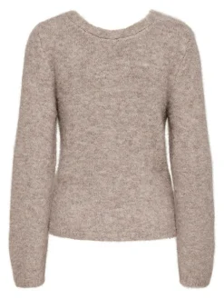 Zaggie Life Vendbar Striktrøje, Humus, M