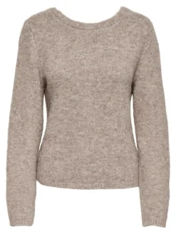 Zaggie Life Vendbar Striktrøje, Humus, M