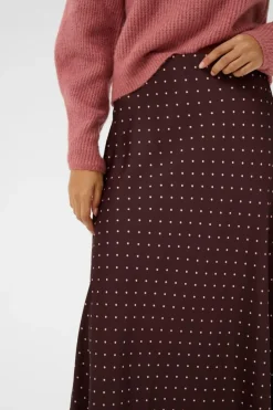 ZaniaIW Nederdel, Brown Bordeaux Small Dot, 44