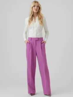 Zelda Højtaljede Bukser, Radiant Orchid, 42/L32