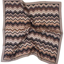 Zelda Tørklæde, Black/White/Beige