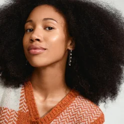 Zenaia Perle Øreringe, Gold Plated