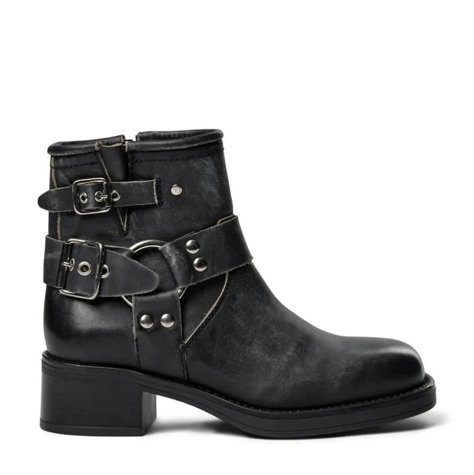 Zevil Vintage Støvler, Black Matte, 39