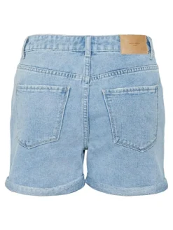 Zuri Loose Shorts, Light Blue Denim, S